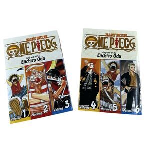 One Piece-Omnibus Edition #1 (1-2-3) (Viz December 2009) #2 (4-5-6)